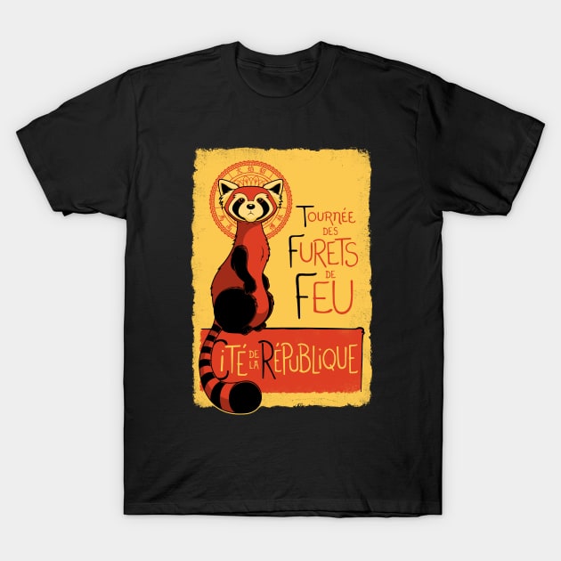 Les Furets de Feu T-Shirt by adho1982